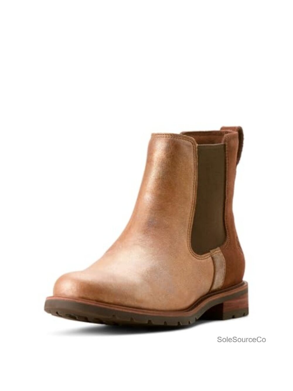 Faux Leather Mid-Calf Chelsea Boots with Cushioned Insole